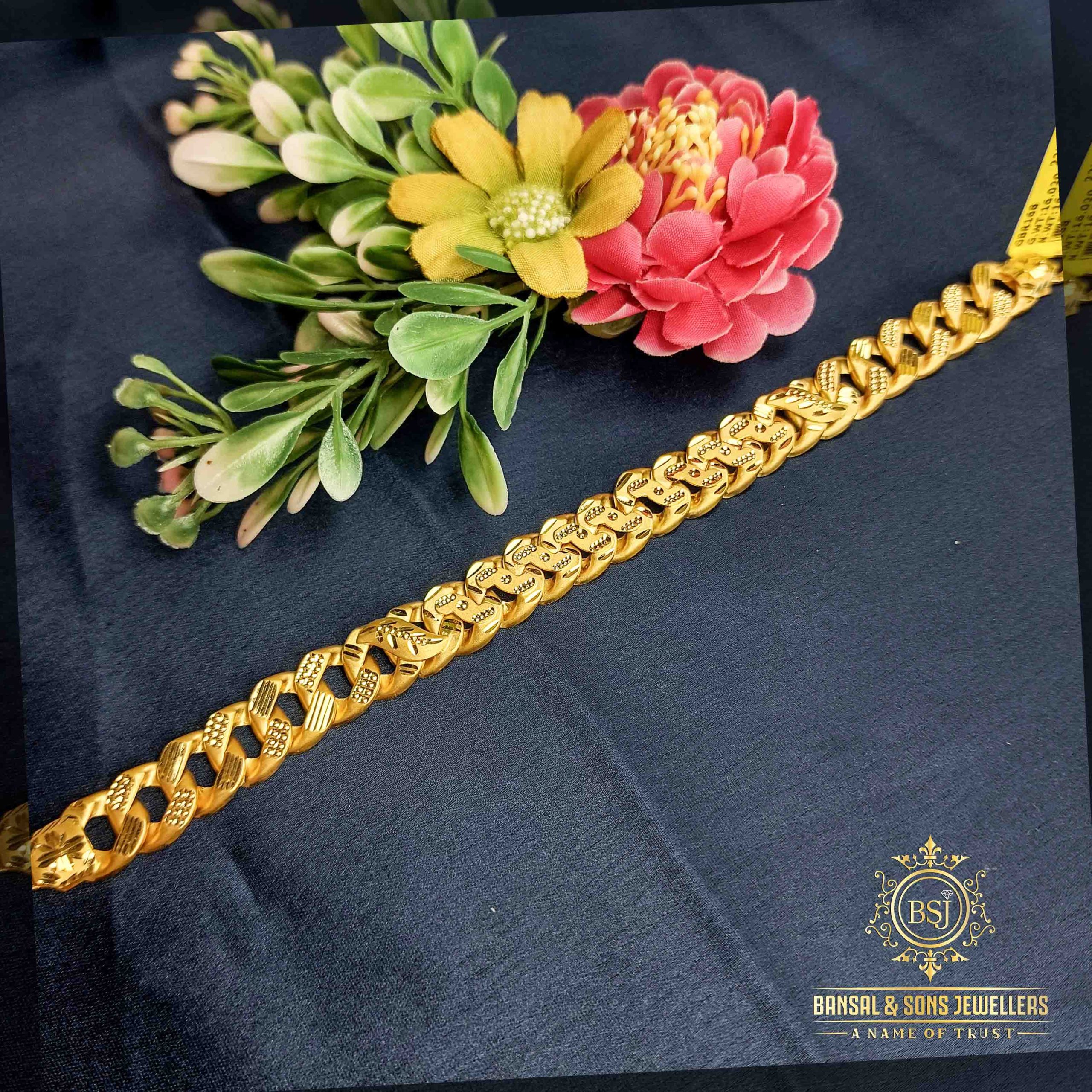 6. Gold gents bracelet