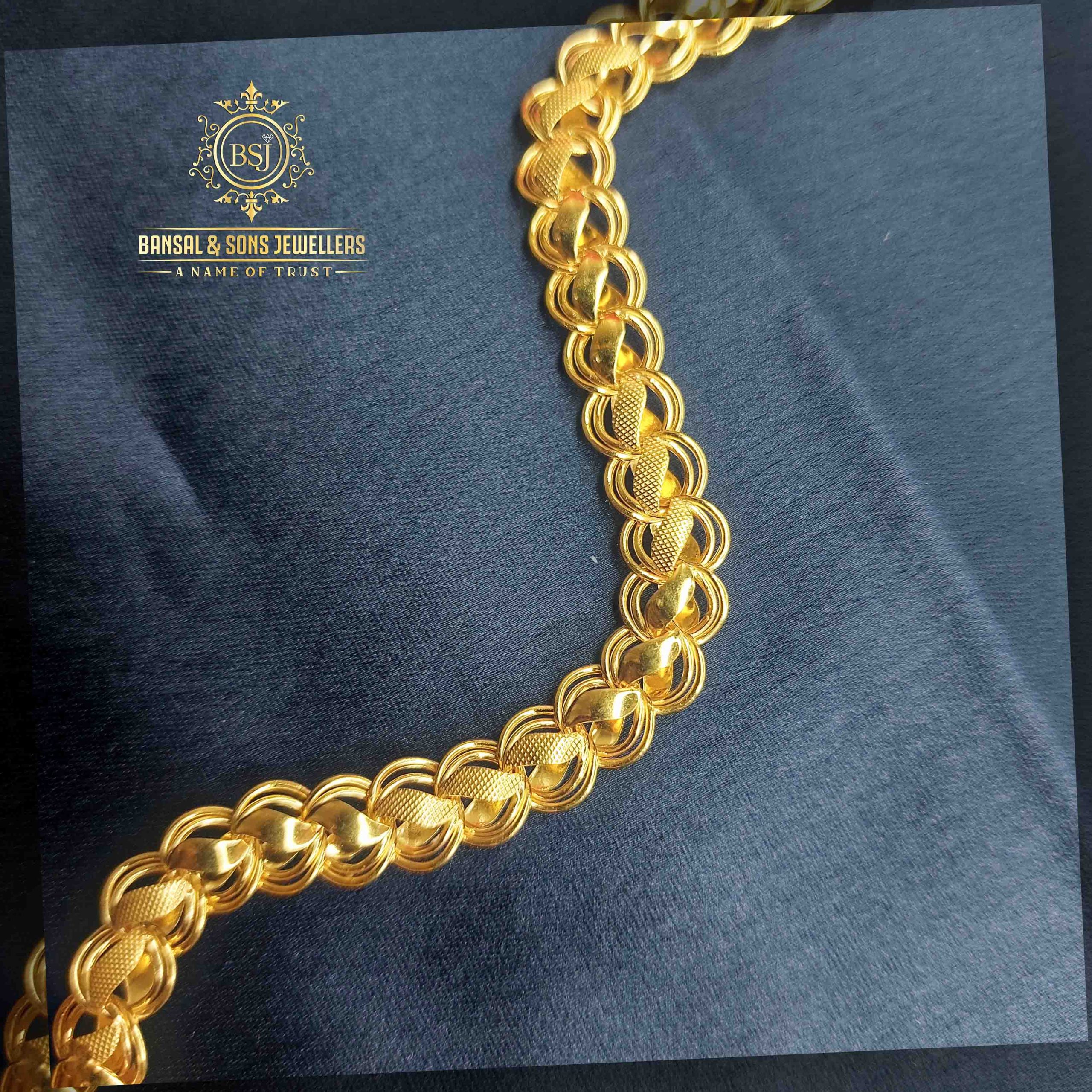 7. Gold gents bracelet