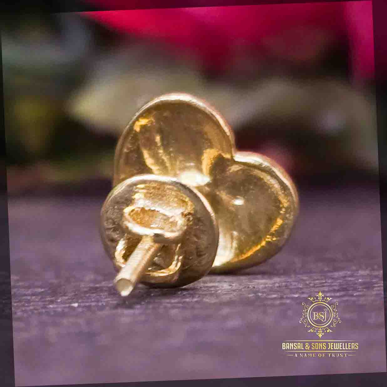 14. Gold earings - Image 2