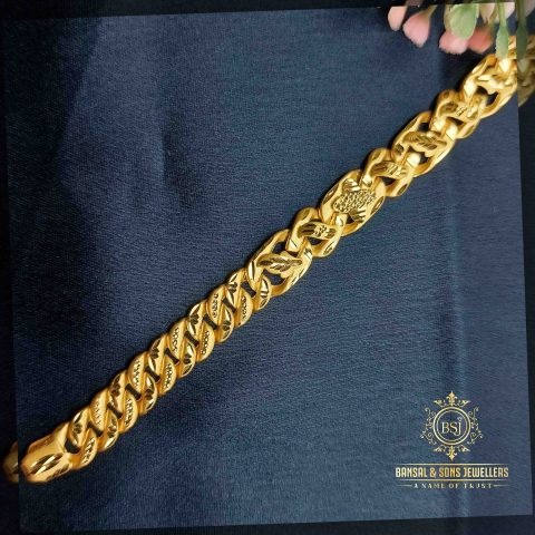 9. Gold gents bracelet