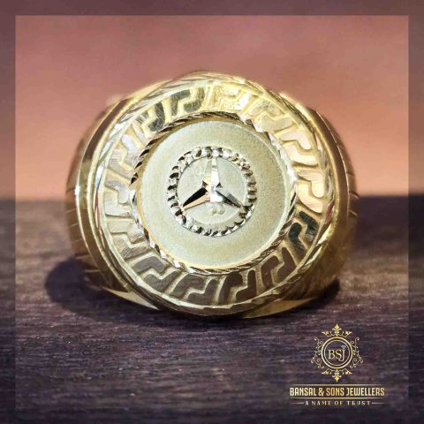 23. Gold gents ring