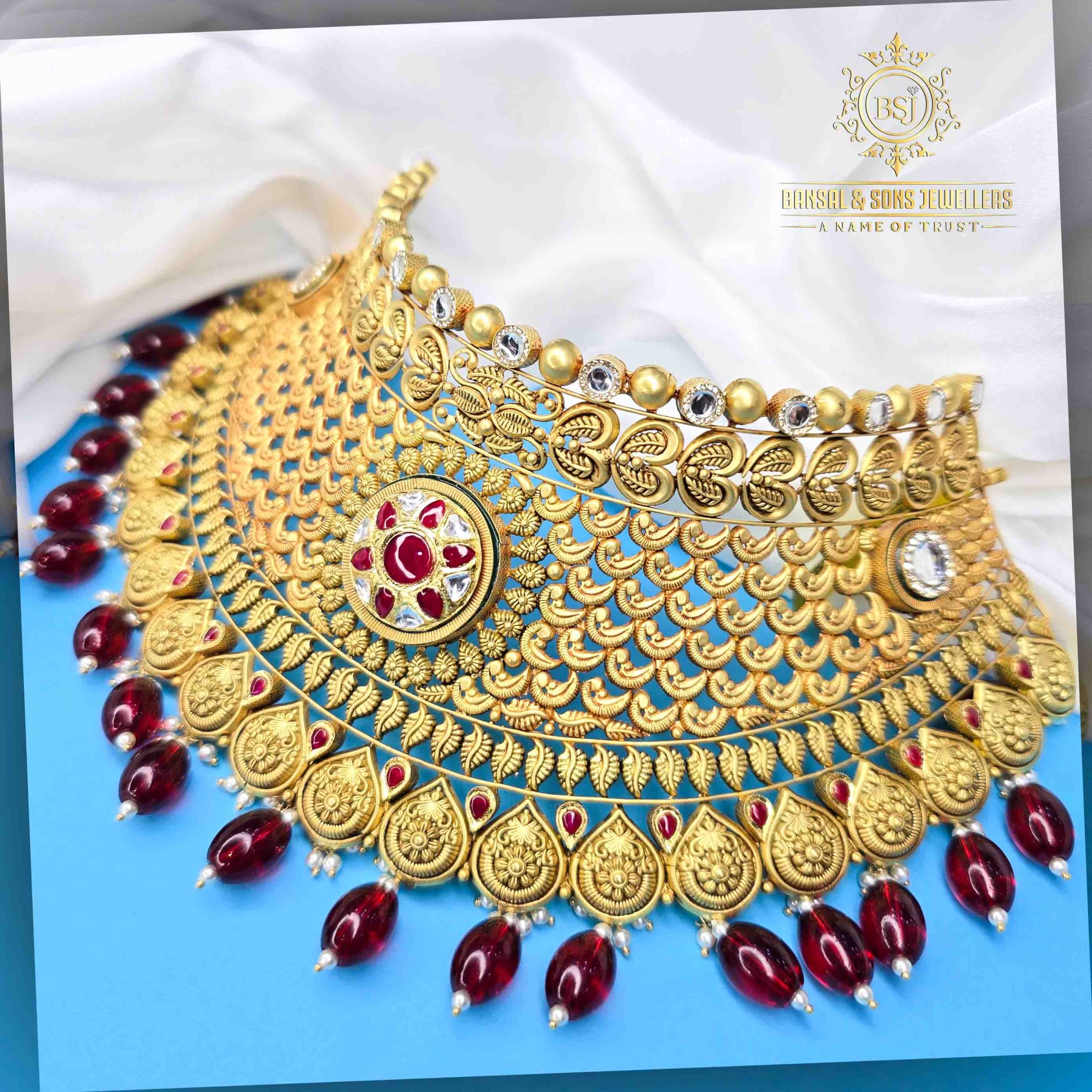 29. Antique choker set - Image 4