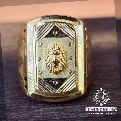 21. Gold gents ring